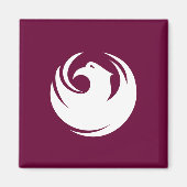 Magnet mit Flagge von Phoenix City, Arizona (Vorne)
