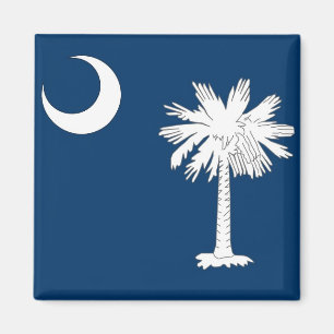 Magnet mit Flagge von South- CarolinaStaat - USA