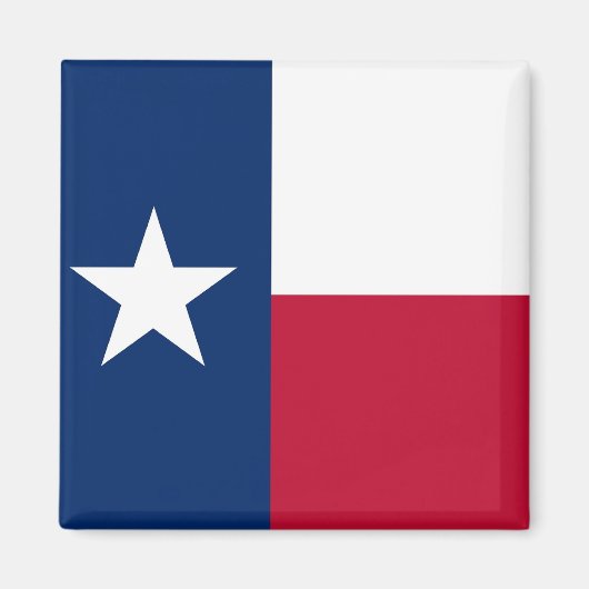 Magnet mit Flagge von Texas Staat - USA (Vorne)