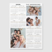 Magnet mit Fotocollage für den Kalender des Jahres (Vorderseite)