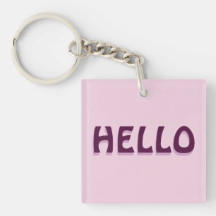 MAGNET MIT HALLO SCHLÜSSELANHÄNGER