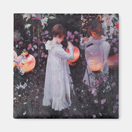 Magnet mit John Singer Sargent Painting (Vorne)
