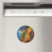 Magnet mit Johnson Abstrakt Artwork (In Situ (Geschirrspüler))