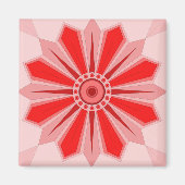 Magnet mit kreativer Kunst der Blume (Vorne)