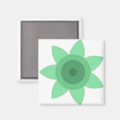 Magnet mit kreativer Kunst der Blume (Vorderseite/Rückseite)