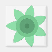 Magnet mit kreativer Kunst der Blume (Vorne)