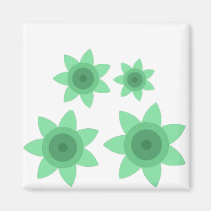 Magnet mit kreativer Kunst der Blume