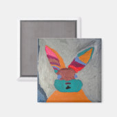 Magnet mit Kunstwerken von Gezeichnet - Bonnie Bun (Vorderseite/Rückseite)