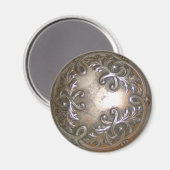 Magnet mit metallischem Blattdesign (Vorderseite/Rückseite)