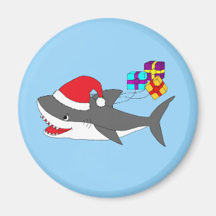 Magnet mit niedlichem Holiday-Hai