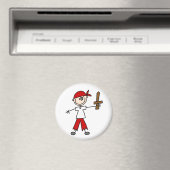 Magnet mit Pirat und Schwert (In Situ (Geschirrspüler))