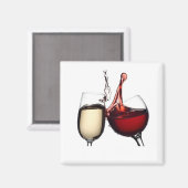 MAGNET MIT **POST, WEIN** (Vorderseite/Rückseite)