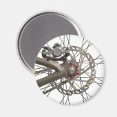 Magnet mit Radrückenrad (Vorderseite/Rückseite)
