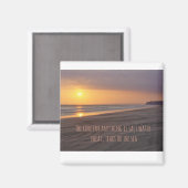 Magnet mit Ratschlägen, das Meer zu nutzen, um Leb (Vorderseite/Rückseite)