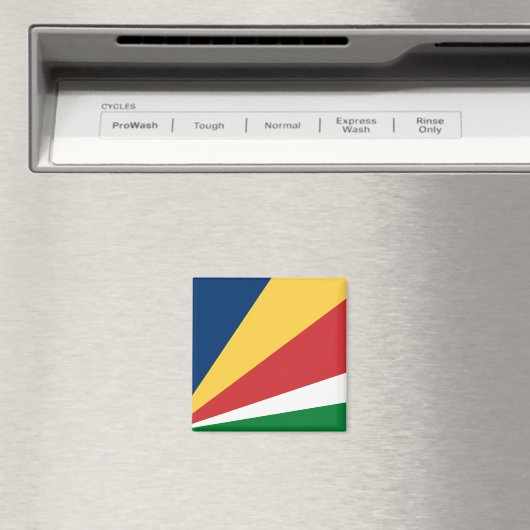 Magnet mit Seychellen-Farbdesign (In Situ (Geschirrspüler))