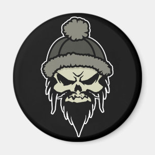 Magnet mit Skater-Totenkopf