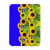 Magnet mit Sonnenblumen (Vertikal)