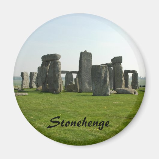 Magnet mit Stonehenge Foto (Vorne)
