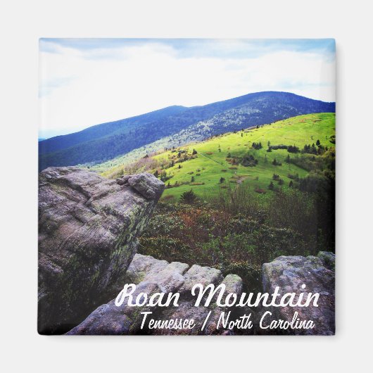 Magnet mit Text - Roan Mountain (Vorne)