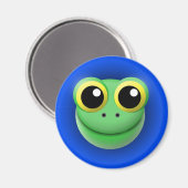 Magnet mit Tier: Frosch (Vorderseite/Rückseite)