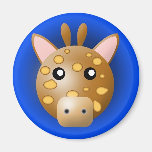 Magnet mit Tier: Giraffe (Vorne)
