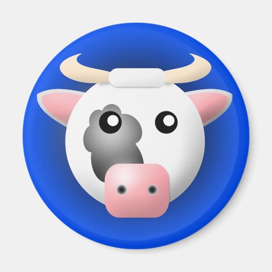 Magnet mit Tier: Kuh (Vorne)