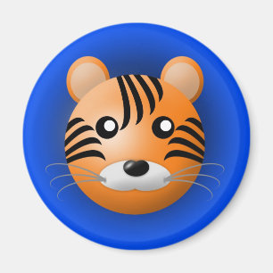 Magnet mit Tier: Tiger