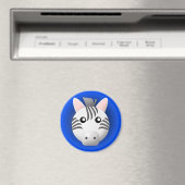 Magnet mit Tier: Zebra (In Situ (Geschirrspüler))