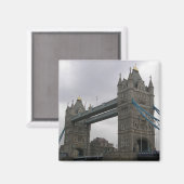 Magnet mit Tower Bridge über der Themse (Vorderseite/Rückseite)