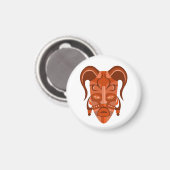 MAGNET MIT TRADITIONELLER MASCHINE (Vorderseite/Rückseite)