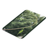 Magnet mit Trichterwindenranke und -blatt (Linke Seite)