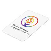 Magnet mit UUCF-Logo (Linke Seite)