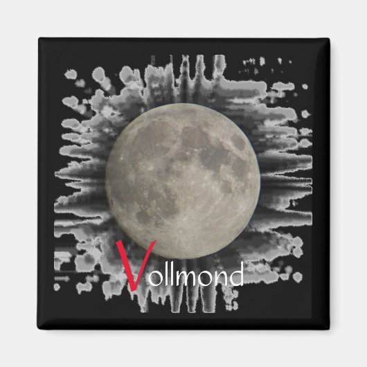 Magnet mit Vollmond (Vorne)