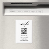 Magnet | Moderne Wifi-Passwort-Netzwerk (In Situ (Geschirrspüler))