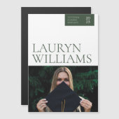 Magnet Moderner Beruflicher Abschluss Ankündigung (Vorne/Hinten)