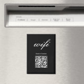 Magnet | Modernes Wifi-Qr-Code (In Situ (Geschirrspüler))