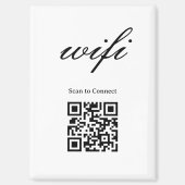 Magnet | Modernes Wifi-QR-Code (Vorderseite)