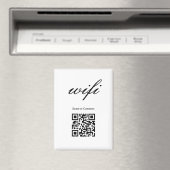 Magnet | Modernes Wifi-QR-Code (In Situ (Geschirrspüler))