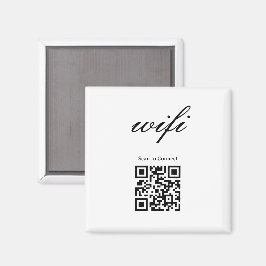 Magnet | Modernes Wifi-QR-Code