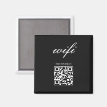 Magnet | Modernes Wifi-QR-Code