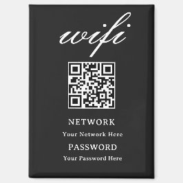 Magnet | Modernes WLAN-Passwort-Netzwerk