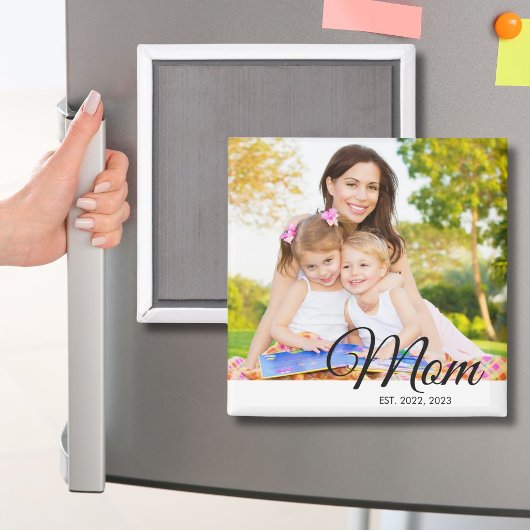 Magnet Mom Gegründet Foto Muttertagsgeschenk