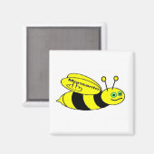 Magnet Monsanto Bee Dreh (Vorderseite/Rückseite)