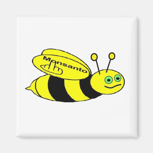 Magnet Monsanto Bee Dreh (Vorne)