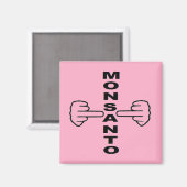 Magnet Monsanto Dreh (Vorderseite/Rückseite)