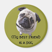 Magnet "Mops" (Vorne)