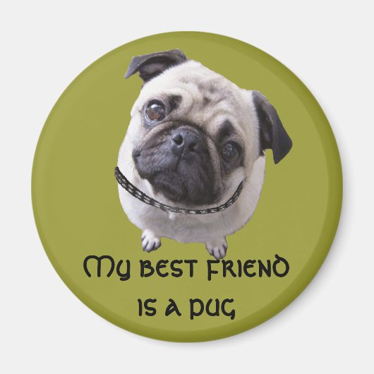 Magnet "Mops" (Vorne)