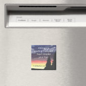 Magnet - Mut-Zitat, Platz (In Situ (Geschirrspüler))