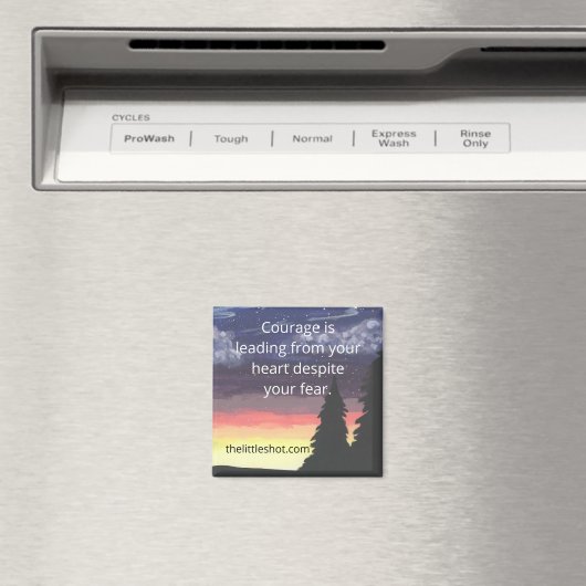 Magnet - Mut-Zitat, Platz (In Situ (Geschirrspüler))