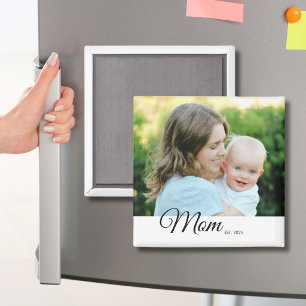 Magnet Mutter Gegründet Foto Muttertag Geschenk